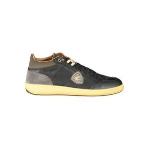 Blauer Black Leather Men Men's Sneaker